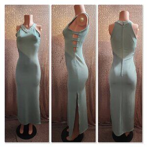 Mint Green Beaded Dress